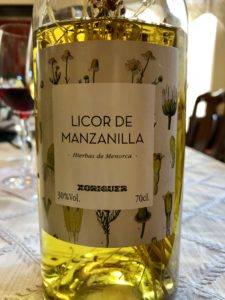 Licor de Manzanila